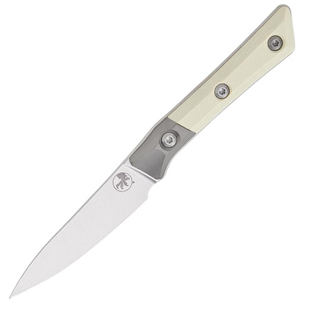 Microtech Pairing Kitchen Knife Ivory G10, Stonewashed MK390 (3500B-10IV)