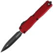 Microtech Ultratech Gen IV D/E OTF Knife Merlot Aluminum, Black M390MK by Tony Marfione (11224-1MR)