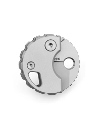 Nóż składany Bestechman Turtle Gray Titanium, Bead Blasted 14C28N (BM20A)