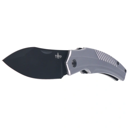 Nóż składany Third Decor Habitat N71 Gray Aluminum, Black 420 (TH-N71N)