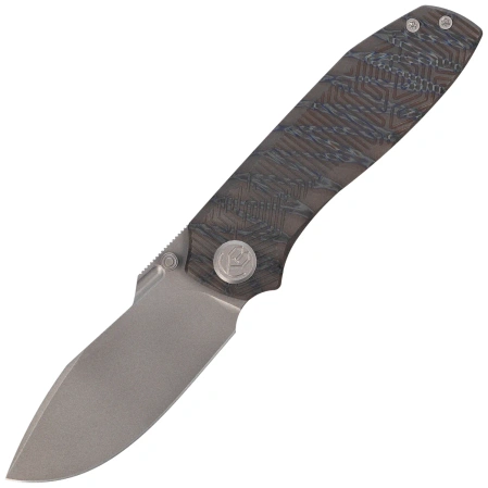 Kubey KB Knives Agera Flame Titanium, Bead Blasting M390 by Utilizator (KB437B)