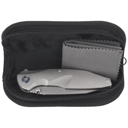 Remette RT-Cool Whale Knife Gray Titanium, Pearlescent M390 (RTCL-T1)