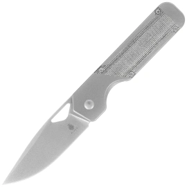 Nóż składany Kizer Militaw Gray Titanium / Black Micarta, Stonewashed S35VN by Jonathan Styles (Ki3634A1)