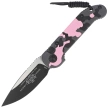 Microtech LUDT S/E Signature Automatic Knife Pink Camo Aluminum, Black M390 by Tony Marfione (135S-1PKCS)