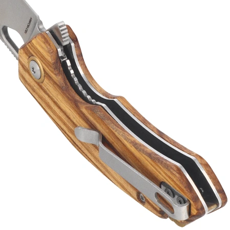 Nóż składany BlackFox The Corner Ziricote Wood, Satin 10Cr15CoMov (BF-787 ZW)