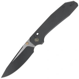 Nóż składany Civivi Elite Tessera Diamond Patterned Black Aluminium, Black Stonewashed / Satin CPM S35VN (C26029-3)