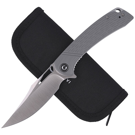 Nóż składany CIVIVI Dogma Gray G10, Satin Finish (C2005B)
