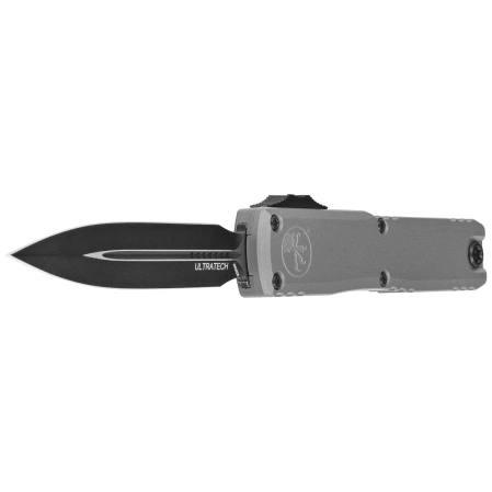 Microtech Ultratech Gen III ZBP D/E OTF Knife Natural Clear Aluminum, Black M390MK by Tony Marfione (1122-1NC)