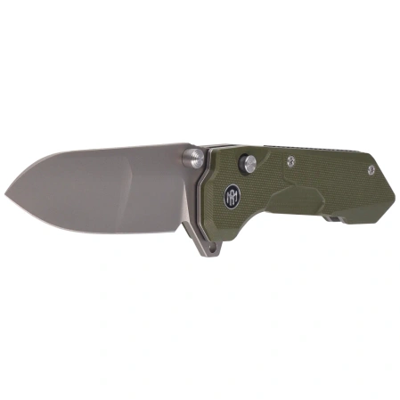 Nóż składany Remette Cosmic Green G10, Sandblasted 14C28N (RTCO-GM)
