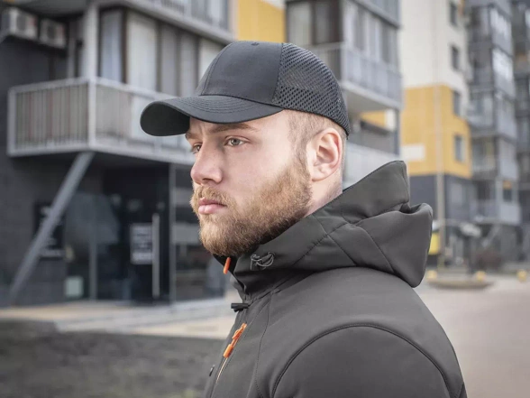 M-Tac Mesh Flex Ripstop Baseball Cap, Black (40569002)