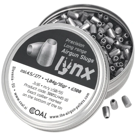 Śrut Coal Lynx HP Slug 16 4.5 mm, 300 szt. 1.04 g / 16.00 gr (300SLH45-16)