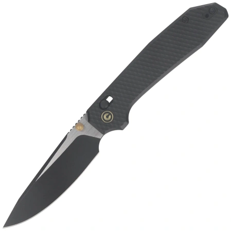 Nóż składany Civivi Elite Tessera Diamond Patterned Black Aluminium, Black Stonewashed CPM S35VN (C26029-3)