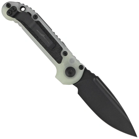 Microtech LUDT Gen III S/E Signature Automatic Knife Jade Green G10, Black M390MK by Tony Marfione (1135-1GTJGS-X4)