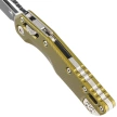 Microtech MSI S/E OD Green Fluted Aluminum, Black M390MK by Tony Marfione (210-1FLOD)