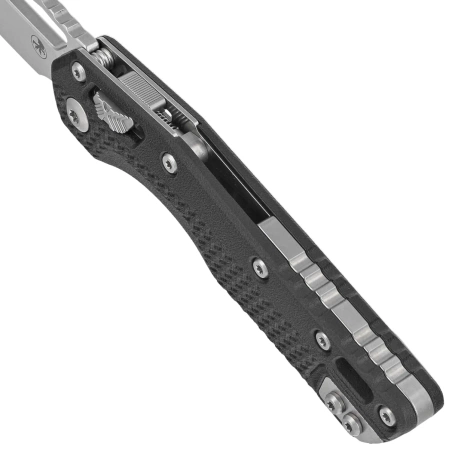 Microtech MSI S/E Knife Black Tri-Grip Polymer, Stonewashed M390MK by Tony Marfione (210T-10PMBK)