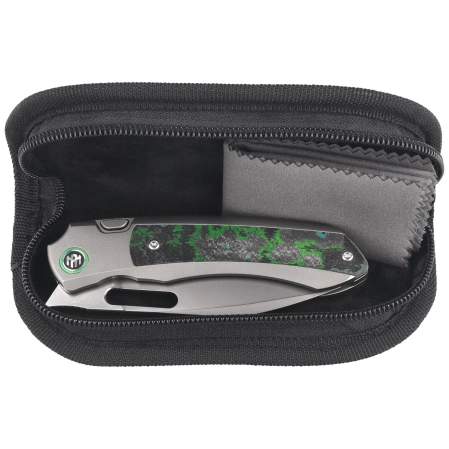 Nóż składany Remette Orca Gray Titanium/Kelp Bed CamoCarbon, Pearlescent M390 (ORCAKD)