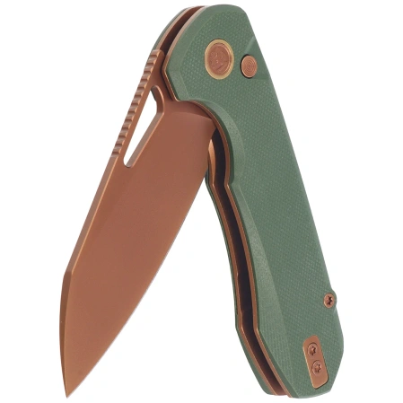 Nóż składany Remette Camel CNC G10, Titanium Plating 14C28N (RTCMLD)