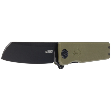 Nóż składany Kubey Knife Sailor Green G10, Blackwashed AUS-10 by Sekira Sochi (KU317C)