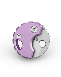 Bestechman Turtle Knife Purple Titanium, Bead Blasted 14C28N (BM20B)
