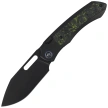 Nóż składany Remette Orca Black Titanium/Luminous Carbon Fiber, Black DLC Pearlescent M390 (ORCALS)