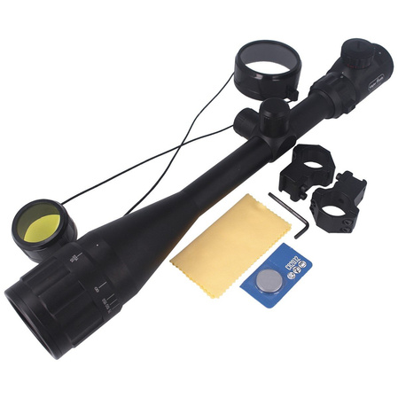 Vögler Premium 6-24x50 R-14 rifle scope, Mount (VO-6-24x50AOEG-R-14 PR)