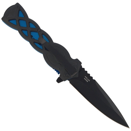Nóż składany Herbertz CJH Black/Blue ABS, Black Blade 420 (44008)