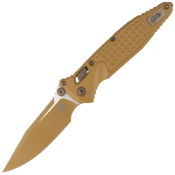 Microtech Socom Ram-Lok S/E Knife Cerakote RAL-8000 Frag Aluminum, Cerakote RAL-8000 M390MK by Tony Marfione (160RL-1FRCRA-Z23)