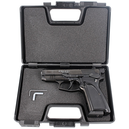 Airgun set 05: Voltran Ekol ES 66C Black 4.5 mm Pistol, 1500 BBs, 10 CO₂ cartridges, 100 targets
