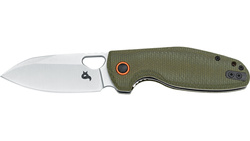 Nóż składany BlackFox Puffy OD Green Canvas Micarta, Satin 10Cr15CoMov (BF-786 MOD)