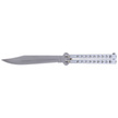 Nóż składany motylek Martinez Albainox Big Balisong Chrom, Mirror Finish (02052-C)