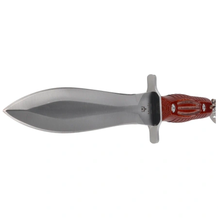 Muela DG-21R Remate Knife Brown Canvas Micarta, Satin MoVa 1.4116