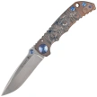 Spartan Blades Harsey Folder ''Dragon'' Bronze Titanium, Stonewashed MagnaCut by William W. Harsey (SF5Dragon)