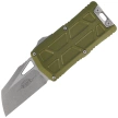 Microtech Exocet II Wharncliffe OTF Knife OD Green Aluminum, Apocalyptic M390MK by Tony Marfione (1156-10APOD)