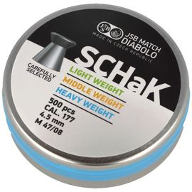 JSB SCHaK Heavy Weight Pellets 4.50 mm, 0.535 g, 500 pcs. (001035-500)