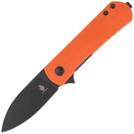 Kizer Yorkie Knife Orange G10, Black PVD Nitro-V by Ray Laconico (V3525A2)