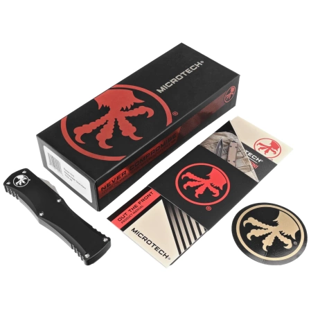 Microtech Hera D/E Black Aluminium, Stonewashed by Tony Marfione