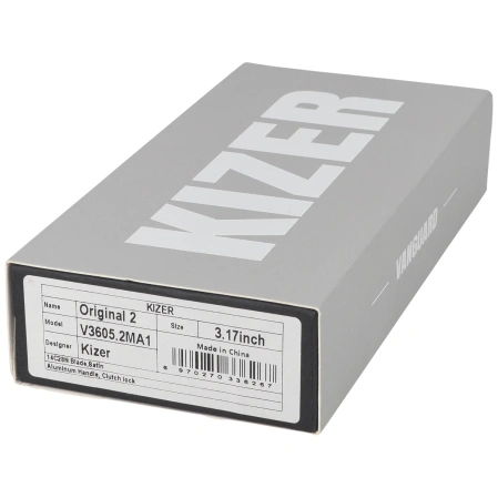 Nóż składany Kizer Original 2 Gray Aluminum, Satin 14C28N (V3605.2MA1)