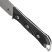 Microtech Always Survive Knife Black G10, Stonewashed M390MK by Borka Blades and Tony Marfione (96-10 BK)
