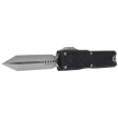 Nóż automatyczny OTF Microtech Ultratech Gen IV Spartan Black Topographic Deep Engraved Aluminium, Stonewashed M390MK by Tony Marfione (12234TP-10)