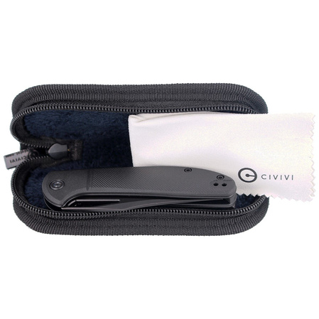 Nóż składany CIVIVI Ortis Black FRN, Black Stonewashed (C2013D)