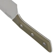 Microtech 6'' Santoku Knife OD Green G10, Stonewashed M390MK (3200-10OD)