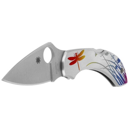 Nóż składany Spyderco Dragonfly Tattoo Stainless, Satin Plain VG-10  by Sal Glesser (C28PT)