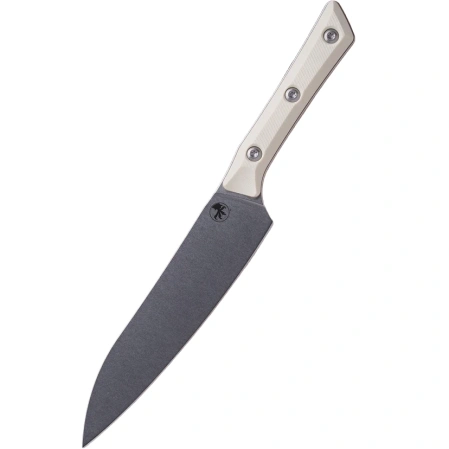 Nóż kuchenny Microtech Utility Ivory G10, Stonewashed M390MK (3400-10IV)