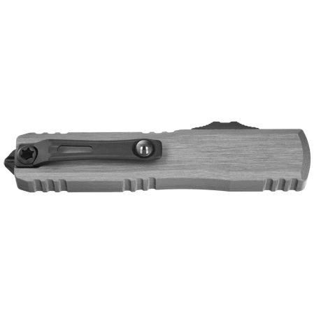 Nóż automatyczny OTF Microtech Ultratech Gen IV D/E Natural Clear Aluminum, Black M390MK by Tony Marfione (11224-1NC)
