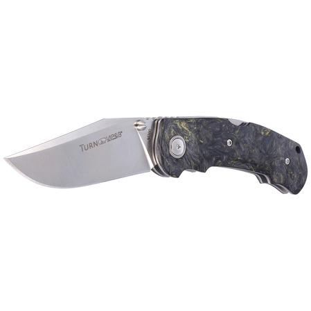 Viper Turn Essential Dark Matter Yellow Carbon Fiber, Satin M390 by Fabrizio Silvestrelli Knife (V5988FCY)