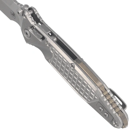 Microtech Socom Ram-Lok S/E Marfione Select Knife Gray Frag Titanium, Bronze Bksp, Stonewashed M390MK by Tony Marfione (160RL-10FRSMS2)