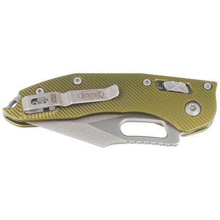 Nóż składany Microtech Stitch Ram-Lok S/E OD Green Fluted Aluminium, Apocalyptic P/S M390MK by Borka Blades and Tony Marfione (169RL-11APFLOD)