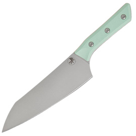 Microtech Chef 8'' Kitchen Knife Caribbean Blue G10, Stonewashed M390MK (3000-10CA)
