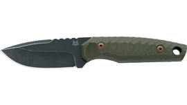 Nóż Fox KS OD Green G10, Top Shield Antracite Stonewashed Niolox by GZ Tactical Knives (FX-627 G10OD)