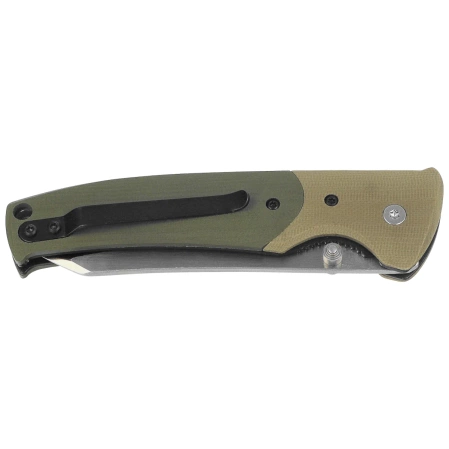 Tecnocut TCN6526TG-S Knife - Green/Khaki G10, Satin 440
